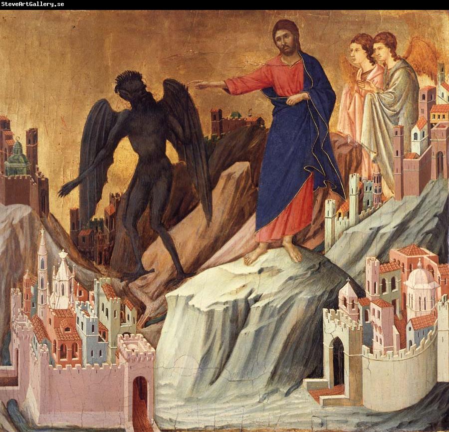 Duccio di Buoninsegna The temptation of christ on themountain